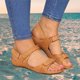 thumbnail image 3 of Bolsa Sandalias de mujer Casual Comfort Outdoor Summer Lady Platform Shoes (Amarillo 37) JShteea Para Estrenar, 3 of 4