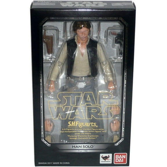 Bandai Tamashii Nations Star Wars A New Hope Han Solo S.H Figuarts Action Figure