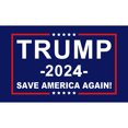 thumbnail image 1 of Campaña de bandera electoral Trump 2024 Banner con ojales de latón 3x5 pies para decoración del hogar oso de fresa  Electrónica, 1 of 1