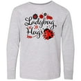 thumbnail image 3 of Inktastic Ladybug Hugs with Cute Ladybug and Flowers Long Sleeve Youth T-Shirt, 3 of 5
