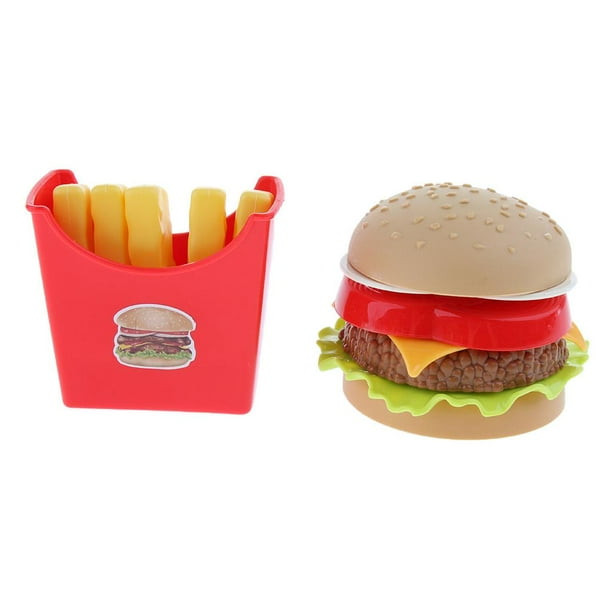 Toy Town Carrito De Hamburguesas Juguete HAMBURGER CAR SET