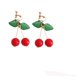 thumbnail image 4 of NUOLUX 1Par Pendientes Mujer Cereza Atractivo Para Eventos Y Regalos, 4 of 8