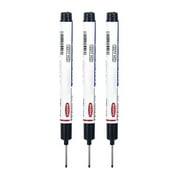 Clearance School Office Stationery Markers 3 Of Long Head Deep Hole Markers Color Markers Woodworking Ink Markers for Bathroom Carpentry (5 Colors)2ml Stationery for The BackTo-School Season
