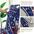 thumbnail image 3 of Independence Day Chair Covers Set of 4, 4Th of July Colorful Fireworks Stretch Washable Removable Dining Chair Slipcovers Protector Cover for Home Hotel Restaurant, 3 of 6