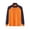 Orange, variant on Womens Zip Up Sweatshirt Long Sleeve Color Block Tops Stand Up Collar Jacket With Zipper Pocket Wine 3XL