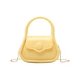 thumbnail image 1 of fastboy PVC Small BagMini Handbag Exquisite Chain Bag With Detachable Straps Leisure Small BagMini Handbag yellow, 1 of 6