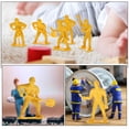 thumbnail image 4 of Construction Worker Figure Plastic Yellow 45Pcs 2.4X1.4X0.8In For Children Educational Toy, 4 of 7