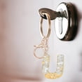 thumbnail image 3 of Personalized Resin Letter Keychain Colorful Translucent Pendant for Women Girls, 3 of 8