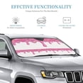 thumbnail image 3 of Kdxio Donut Print Windshield Sun Shade, Foldable Sun Blocker for Car,Truck,SUV Automotive Interior Sun Protection,Reflective Shade for Front Windshield(Medium), 3 of 7