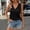 Black, variant on Women's Summer Sleeveless Shirts Casual V Neck Tank Tops Tunic Casual Basic Shirts True Classic Tees Cute Trendy Clothes Summer Loose Fit Clothes Womens Tops 2026 Black L