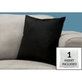 thumbnail image 4 of Monarch Specialties 18" x 18" Pillow in Black Mosaic Velvet / 1pc (I 9286), 4 of 6