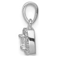 thumbnail image 2 of 14k White Gold 1/3ct. Diamond Square Cluster Pendant QPM4762-033-WA, 2 of 4