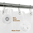 thumbnail image 4 of Mrs Awesome Waterproof PEVA Plastic Shower Curtain Liner Clear with Magnets, Lightweight -72" x 72", 4 of 7