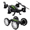 toypark new design cam off-road remote control flying car with 2.4g rc quadcopter