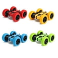thumbnail image 3 of RC Car Rotating Remote Control Vehicle Double-sided Flip Driving Toy with Light Gift for Kids Adults, Yellow, 3 of 8