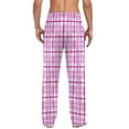 thumbnail image 5 of CYiJun Mens Flannel Pajama Pants Plaid Mens Pajama Bottoms Mens Lounge Pants with Pockets, 5 of 6