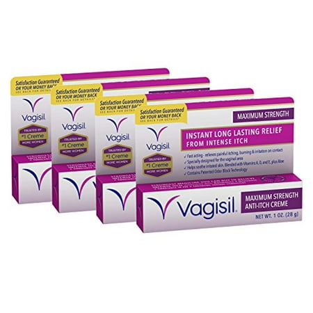Vagisil Maximum Strength Instant Anti-Itch Vaginal CrâÂ¿me, 1 (Best Anti Itch Cream For Hives)