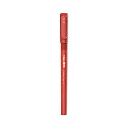 Write Bros. Grip Ballpoint Pen, Stick, Medium 1 Mm, Red Ink, Red Barrel, Dozen | Bundle of 10 Dozen