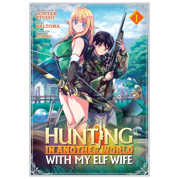 Pre-Owned Hunting in Another World with My Elf Wife (Manga) Vol. 1 (Paperback) 1638589127 9781638589129