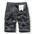 thumbnail image 2 of WREESH Men's Casual Shorts Cargo Shorts Cargo Shorts Running Shorts Multiple Utility Pockets Elastic Waist Cotton Hiking Shorts Gray, 2 of 5