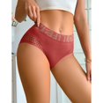 thumbnail image 6 of MEICHEN Solid High Waisted Boxer Briefs for Women Breathable Knitted Sports Panties Fashion Casual Seamless Underwear, 6 of 7