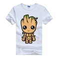 thumbnail image 3 of Camiseta con estampado de dibujos animados de Marvel I AM GROOT para mujer, blusa Kawaii de los años 90, camisetas holgadas blancas con cuello redondo, Tops de manga corta para mujer, 3 of 4