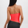 thumbnail image 5 of Chbgutlmr Going out Tops for Women Square Neck Low Cut Solid Color Slim Fitted Sleeveless Casual Tank Tops, 5 of 8