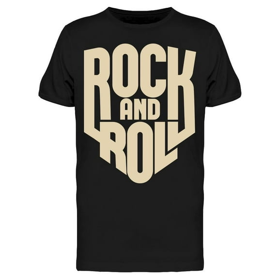 Rock Music Slogan T-Shirt Men -Image by Shutterstock, Male 3X-Large