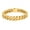 Vacuum Plating 18K Gold, variant on Simple Four-sided Grinding Men's Hip Hop Titanium Steel Bracelet