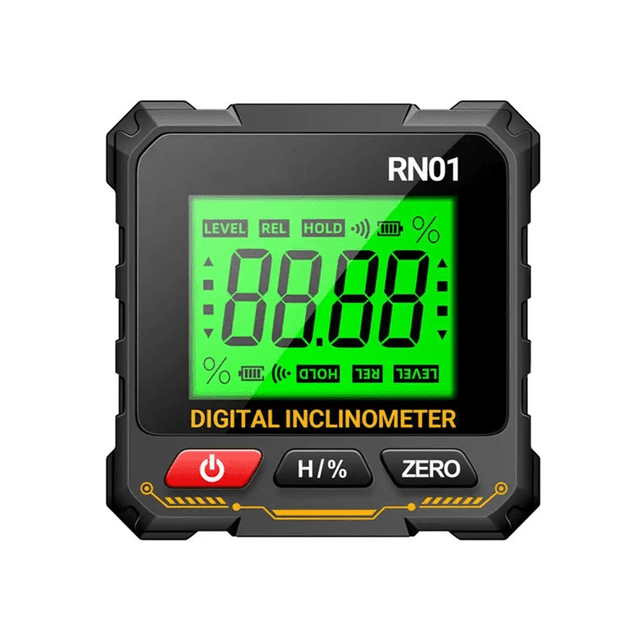 Multi-Functional Digital Display Inclinometer High Precision Magnetic Inclinometer Box Slope Angle Measurement Ruler,1 x Multifunctional Digital Inclinometer