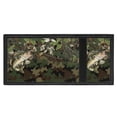 thumbnail image 4 of POLERO Trifold Card Wallet Bass Camo Leaf Print Foldable Children's Wallet for Sports, Elastic Polyester Velcro Kids Trifold Wallet, 4 of 7