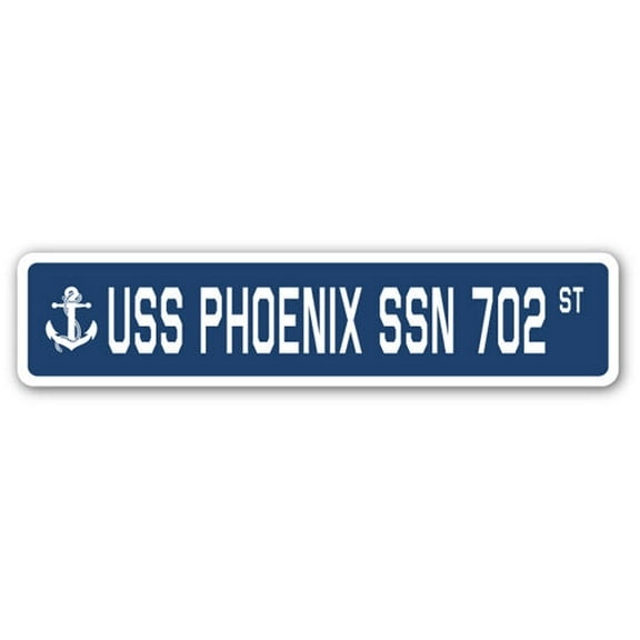USS PHOENIX SSN 702 Street Sign us navy ship veteran sailor gift