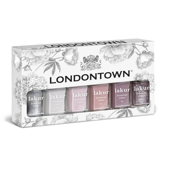 Set de esmaltes de uñas LONDONTOWN I Do! Bridal, 6 unidades, 12 ml, vegano