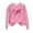 Pink F, variant on Yyuenw Sweatshirt for Women Breast Cancer Awareness Half Sunflower Half Ribbon Long Sleeve Crew Neck Tops