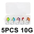 thumbnail image 3 of Señuelos Pesca Giratorios Metal Cebo Con Vibración Cuchara Giratoria 10g 5 Uds., 3 of 6