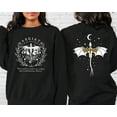 thumbnail image 2 of Basgiath War College Double-Sided Sweatshirt, Fourth Wing Riders & "Fly or Die" Sweatshirt, Violet Sorrengail Bookish Sweatshirt, 2 of 3