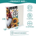 thumbnail image 5 of Mother's Day Sunflowers Gnome 3 Ring Binders 1.5 inch Hardcover File Folders with Interior Pockets A4 Size Organizer for School Office Hospital, 5 of 8