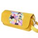 thumbnail image 2 of Kpo-p Demon Hun-ter Leather Flap Pencil Case,7.8" Cosmetic Bag, Zipper Organizer, Leather Flap Stationery Bag, 2 of 9