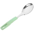 thumbnail image 4 of KAKOWELY Stainless Steel Kitchen Utensils with Vacuum Ergonomic Handle for Home Kitchen - Long Rice Spoon,10.63"X2.76"X1.61", 4 of 4