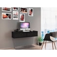 thumbnail image 2 of Liberty 42.28 Floating Office Desk in Black, 2 of 3