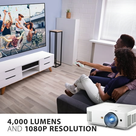 ViewSonic - Home and Office PA503HD 1080P DLP Projector - White