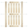 thumbnail image 2 of BELLEZE 36 Inch DIY Sliding Interior Barn Door, Farmhouse - Unfinished, 2 of 5