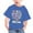 Blue, variant on ibuvkizy Baby Girl Clothes Graphic Round Neck Crop Top Girls Short-Sleeve T-Shirt Tops