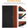 thumbnail image 4 of DTTO for Samsung Galaxy Tab A8 10.5 inch Case 2022, Premium Leather Business Folio Stand Cover with Built-in Hand Strap for Samsung Galaxy Tab A8 10.5’’ 2022 Model [SM-X200/X205/X207], Black Brown, 4 of 6