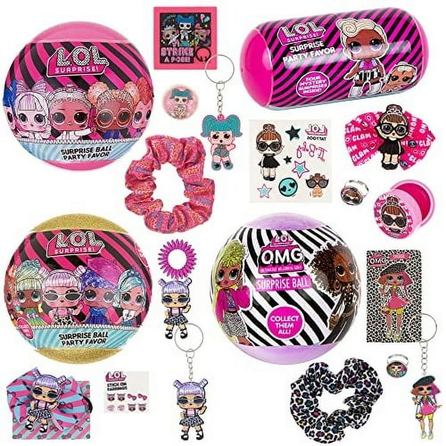 Surtido de bolas sorpresa LOL Surprise! Paquete de 4 con accesorio