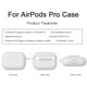 thumbnail image 4 of Funda protectora para auriculares Zhivalor para AirPods Pro silicona suave, 4 of 5