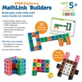 Learning Resources MathLink Builders: 100 Cubetti Colorati Per Costruire E Imparare La Matematica Giocando