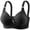 Black, variant on ktowifly Seamless Bras for Women Plus Size Wireless Sports Cozy Bralettes Breathable Push up Bra S-5XL