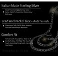 thumbnail image 4 of Sterling Silver 925 Curb Chain 5MM, 16"-24", Curb Link Chain Necklace, Italian Made Sterling Silver 925 Unisex Chain, 4 of 5
