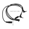 thumbnail image 2 of OULII Performance 1Pcs Guitar Effect Pedal Cables Stable Sound Transmission 53.1x1.1x0.4in PVC, 2 of 8
